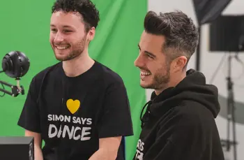 ClassForKids In the Club podcast with two smiling podcast interviewees